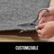 Felt with Rubber Stay in Place Slip Resistant Rug Pad, 1/8 inch Thick, 2x8 FT Protective Padding Under Area Rugs, Cushioned Gripper Pads, Carpet Runners, Hardwood Floors Protection